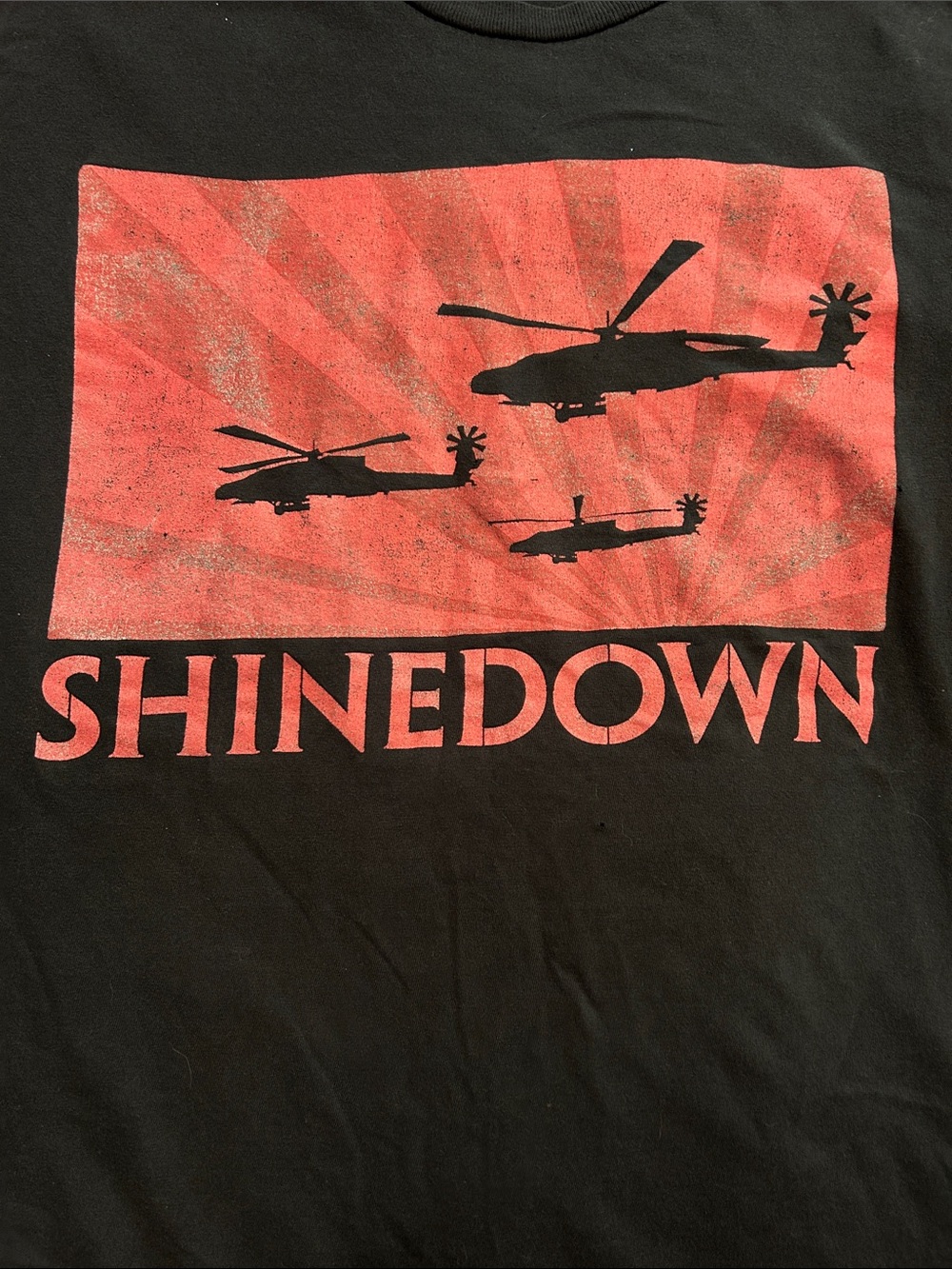 Shinedown Band Graphic Tee - Black & Red